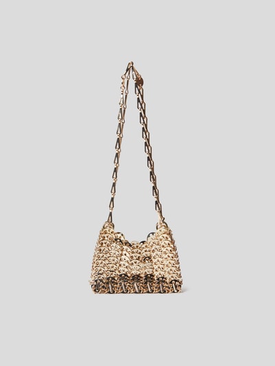 Paco Rabanne Handtasche im Metallic-Look Gold 4