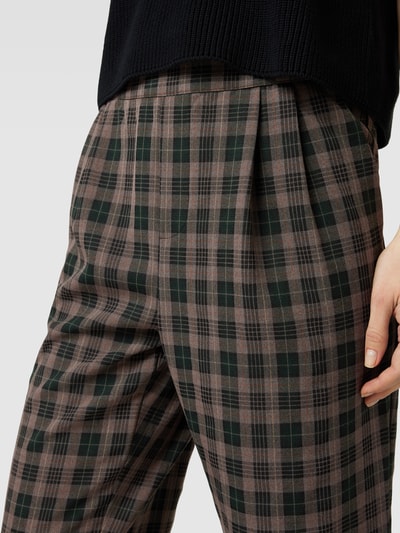 Jake*s Casual Stoffhose mit Tartan-Karo Bottle 3