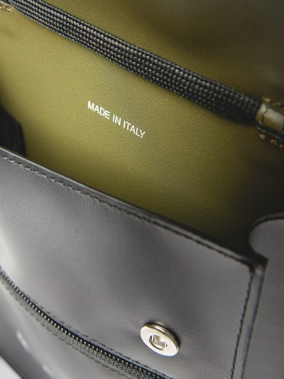 Marni Portemonnaie mit Label-Print Oliv 5