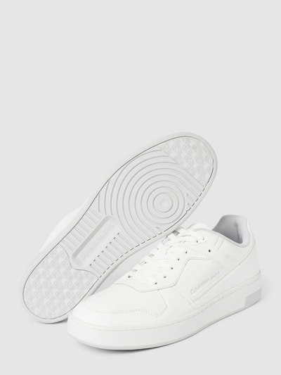 Calvin Klein Jeans Sneakersy z detalem z logo model ‘BASKET’ Biały 4