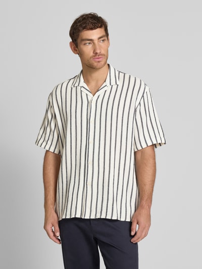 SELECTED HOMME Freizeithemd mit Knopfleiste Offwhite 4