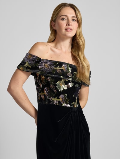 Adrianna Papell Regular fit avondjurk met pailletten Zwart - 3