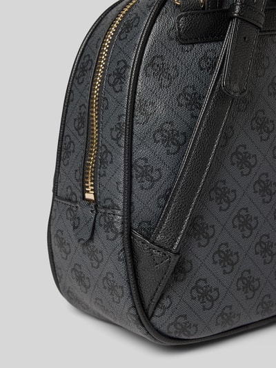 Guess Rucksack mit Allover-Logo-Print Modell 'Manhattan' Anthrazit 3
