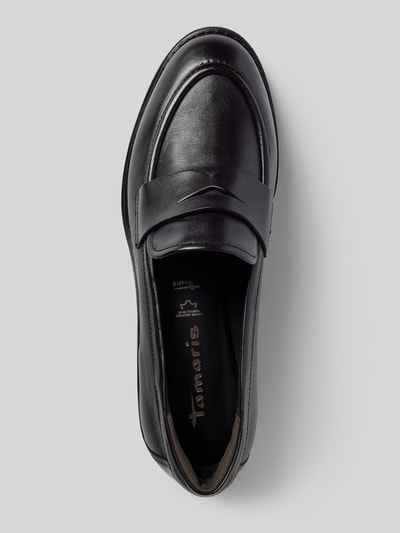 Tamaris Lederloafer mit Schaftbrücke Black 3