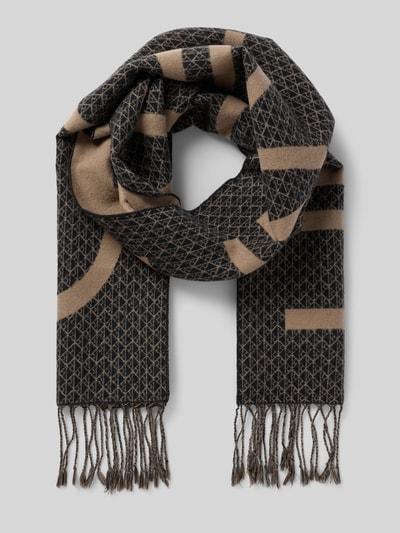 CK Calvin Klein Sjaal met rafels Zwart - 1