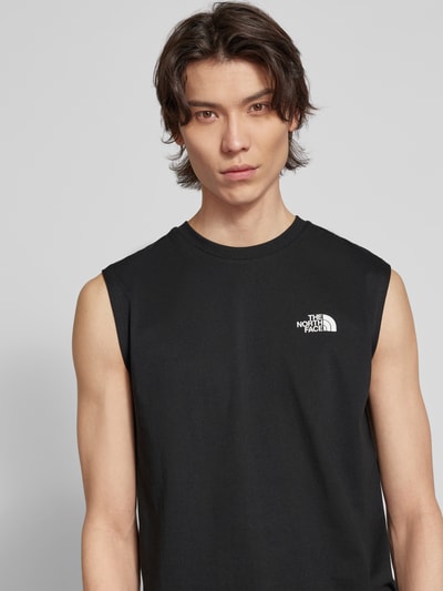 The North Face Tanktop met labelprint Zwart - 3