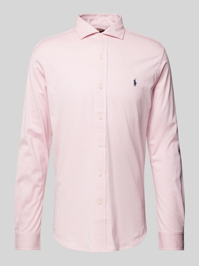 Polo Ralph Lauren Slim fit vrijetijdsoverhemd met haaikraag Felroze - 2