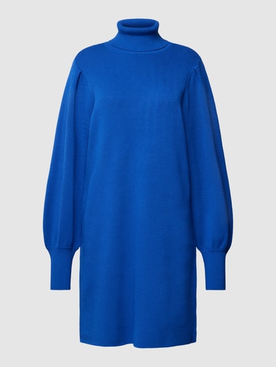 YAS Mini-jurk met col, model 'FONNY' Koningsblauw - 2