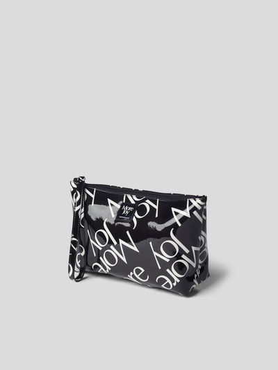 More Joy by C.Kane Kosmetiktasche mit Label-Print Schwarz 2