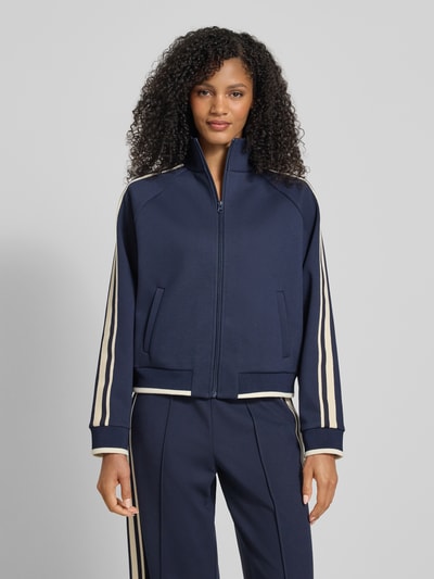 Jake*s Casual Kurtka treningowa ze stójką i wpuszczanymi kieszeniami Granatowy 4