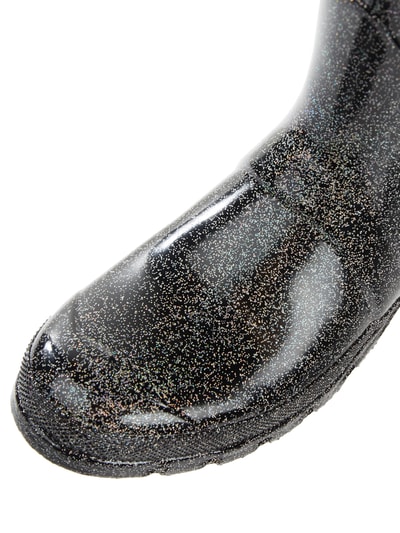 Hunter black hot sale glitter boots