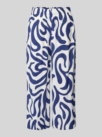 Mango Straight Leg Stoffhose mit elastischem Bund Modell 'LIFE' Beige 2