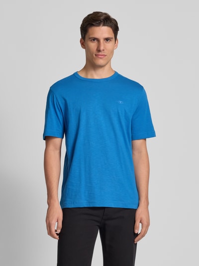 Tom Tailor Regular Fit T-Shirt aus reiner Baumwolle Royal 4