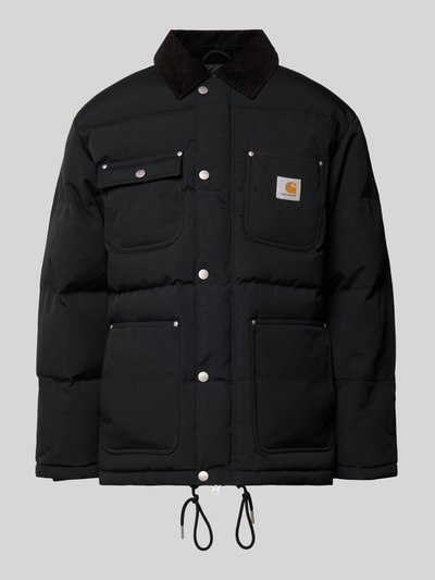 Carhartt Work In Progress Gewatteerd jack met labeldetail, model 'RAYLER’ Zwart - 2