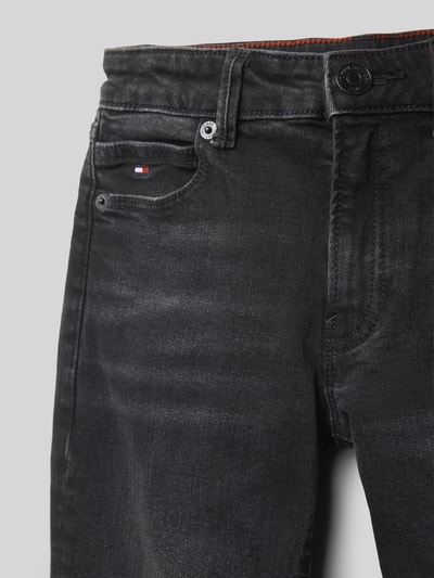 Tommy Hilfiger Kids Straight Fit Jeans im 5-Pocket-Design Black 2