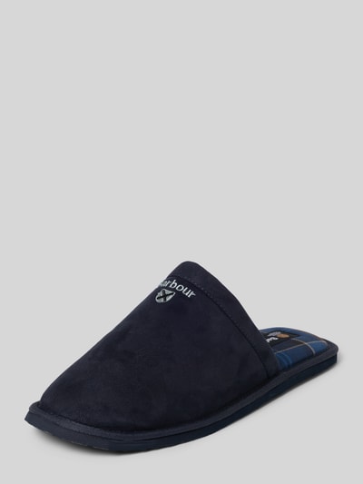 Barbour Hausschuh mit profilierter Sohle Marine 1