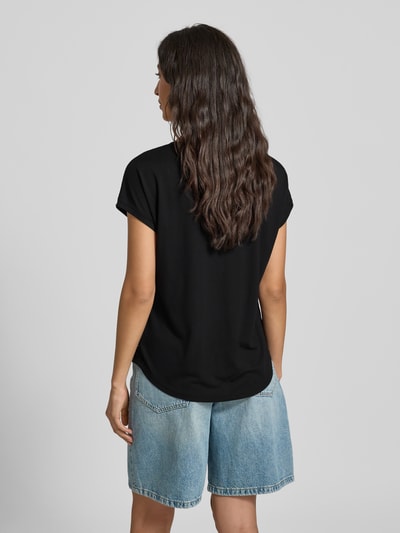 Tom Tailor Denim Loose Fit T-Shirt aus aus Viskose-Mix Black 5