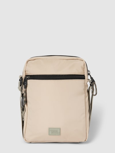 camel active Umhängetasche mit Logo-Badge Modell 'Terra' Beige 4