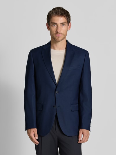 Christian Berg Men Regular Fit 2-Knopf-Sakko mit Viskose-Anteil Blau 4