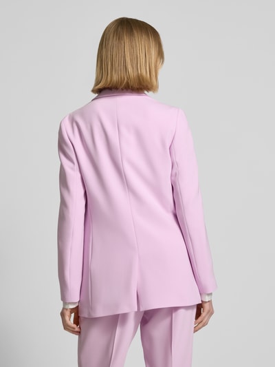 BOSS Regular Fit Longblazer mit Reverskragen Modell 'JOCALUAH' Pink 5