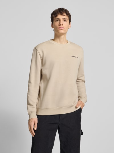 Tommy Jeans Regular fit sweatshirt van katoenmix Beige - 4