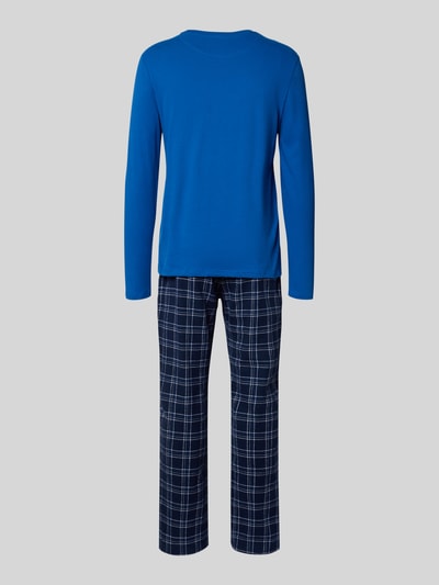 Christian Berg Men Pyjama met elastische band Marineblauw - 3