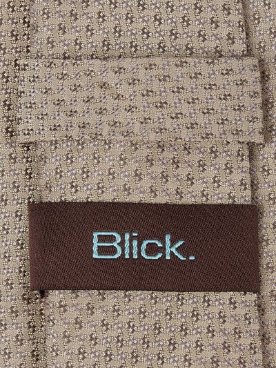 Blick Krawatte aus reiner Seide (6,5 cm) Beige 2