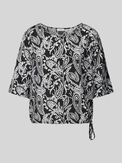 s.Oliver RED LABEL Blouse met 3/4-mouwen Zwart - 2