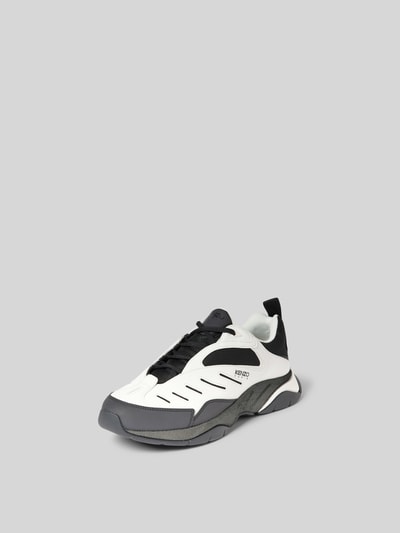 Kenzo Sneaker aus Leder-Mix Weiss 2