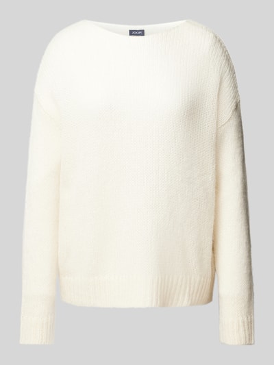 JOOP! Gebreide pullover met ronde hals Offwhite - 2