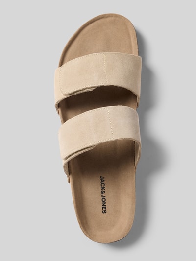 JACK & JONES Sandalette aus Kalbsleder Modell 'MALTA' Beige 3