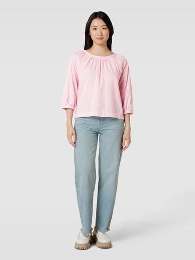 s.Oliver RED LABEL Blusenshirt mit Streifenmuster Modell 'Bauern' Rose 1