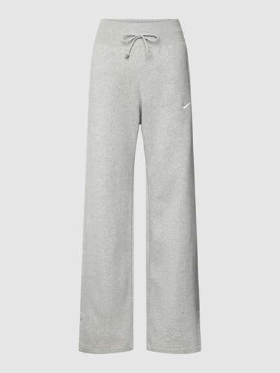 Nike Melanżowe spodnie z dzianiny dresowej Ciemnoszary 2
