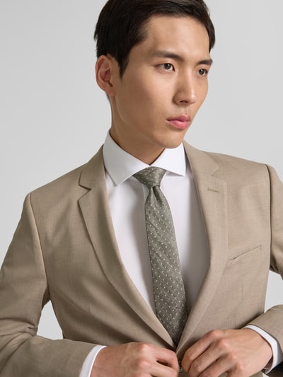 HUGO Slim Fit 2-Knopf-Sakko mit Reverskragen Modell 'Arti' Beige 3