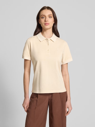 Marc O'Polo Regular Fit Poloshirt aus Light Piqué-Jersey Ecru 4