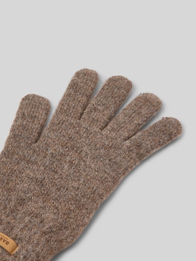 Barts Handschoenen met labelpatch, model 'Witzia' Middenbruin - 3