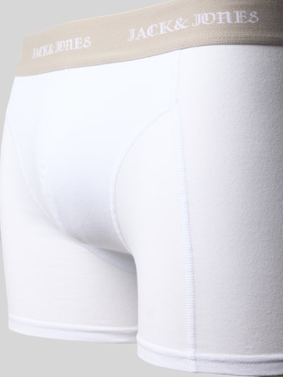 Jack & Jones Obcisłe bokserki z mieszanki bawełny w zestawie 3 szt. model ‘Miles’ Czarny 2