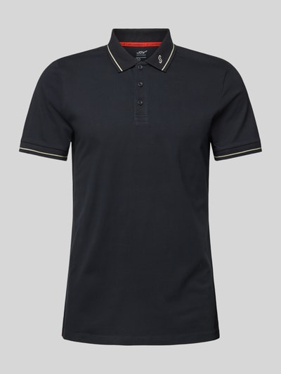 Joy Slim Fit Poloshirt mit Logo-Stitching Modell 'G-Style' Anthrazit 2