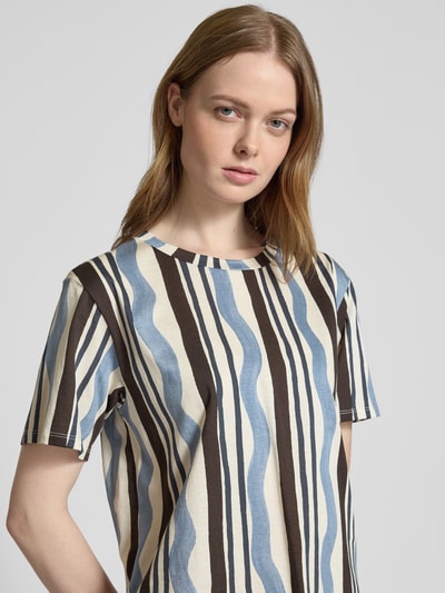 Weekend Max Mara T-shirt z okrągłym dekoltem model ‘CADINE’ Jasnoniebieski 3