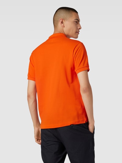 Lacoste Poloshirt mit Logo-Stitching Orange 5