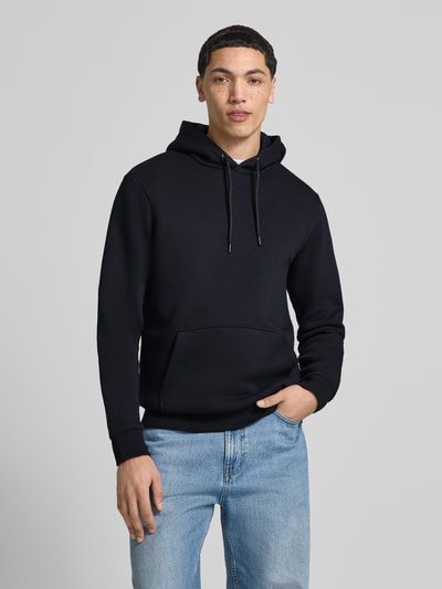 ONLY & SONS Regular Fit Hoodie aus Baumwoll-Mix Modell 'CERES' Dunkelblau 4