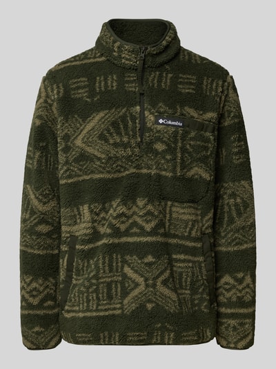 COLUMBIA Sweatshirt aus Teddyfell Oliv 2