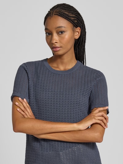 Pieces Loose Fit T-Shirt aus reiner Baumwolle Modell 'SCOUT' Marine 3