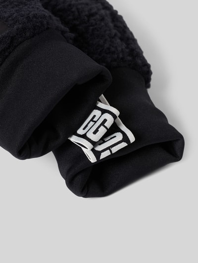 UGG Handschuhe aus Fleece mit elastischem Bund Black 2