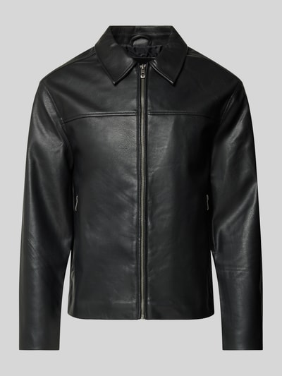 ONLY & SONS Regular Fit Jacke in Leder-Optik Modell 'JACK' Black 2