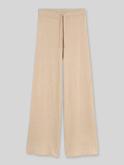 Tom Tailor Wide Leg Culotte aus Baumwoll-Mix mit Seiden-Anteil Beige 2