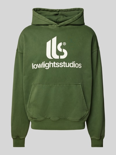 Low Lights Studios Oversized Hoodie mit Kapuze Hellgruen 1