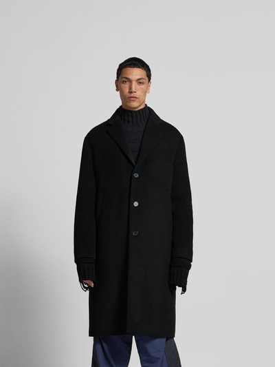 Filippa K Mantel mit Knopfleiste Black 4