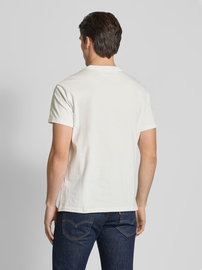 Tommy Jeans T-Shirt mit Label-Print Offwhite 5