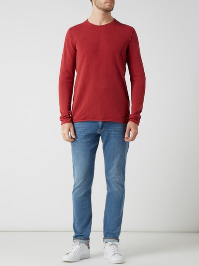 JOOP! Collection Modern Fit Pullover aus Baumwolle  Rot 1